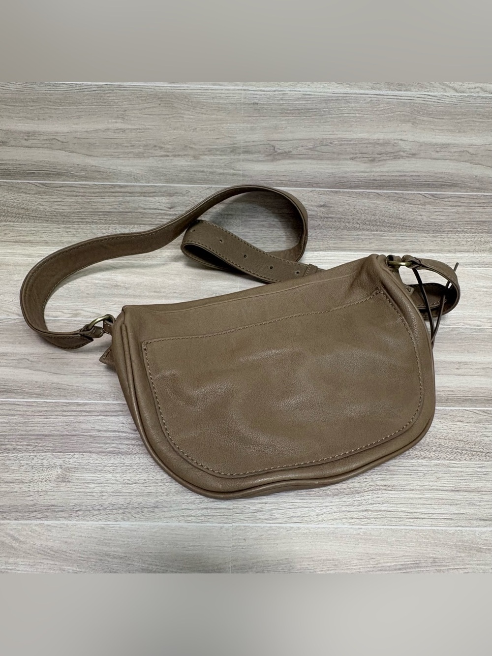 HOBO Taupe Leather Belt Bag - Picture 2 of 14